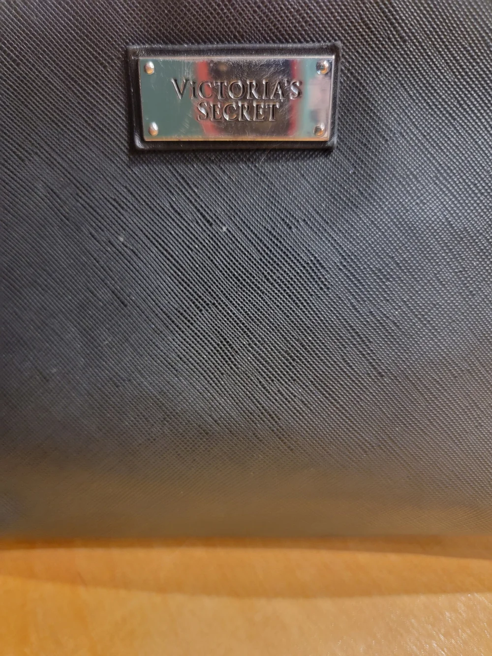 Victoria's Secret Black Cosmetic Pouch